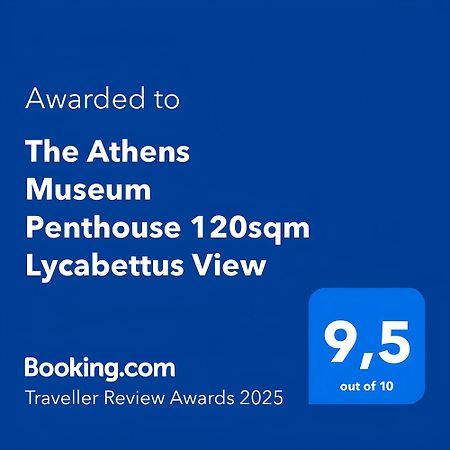 The Athens Museum Penthouse 120Sqm Lycabettus View Apartman Kültér fotó